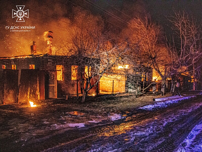 В Харькове в пожаре из-за атаки РФ погибла семья из пяти человек – ОВА