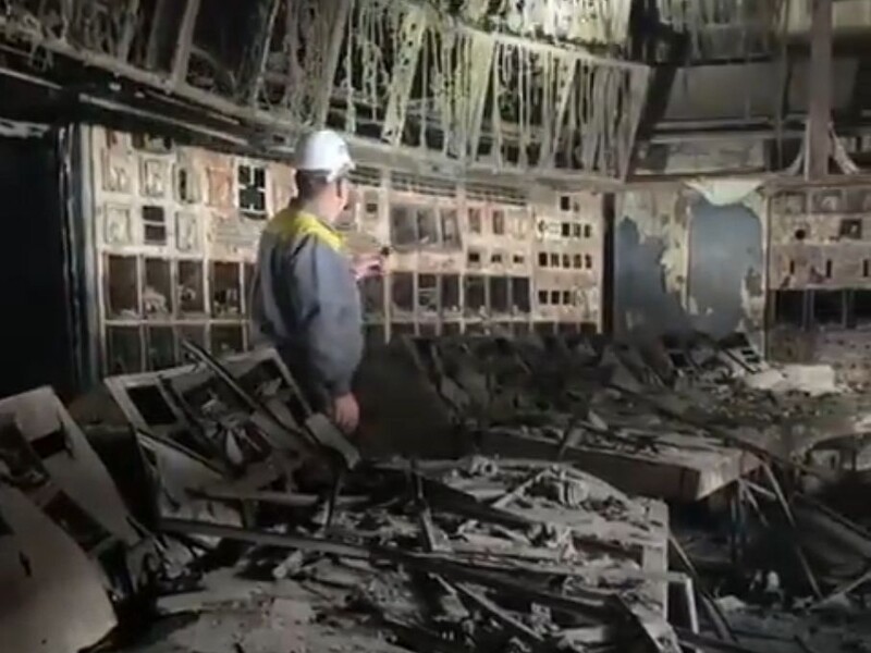 ДТЭК показал изнутри теплоэлектростанцию, разрушенную в результате атак РФ. Видео