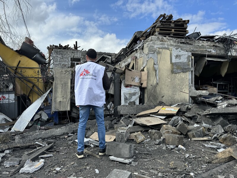 У Покровську окупанти повністю зруйнували офіс "Лікарів без кордонів". Фото
