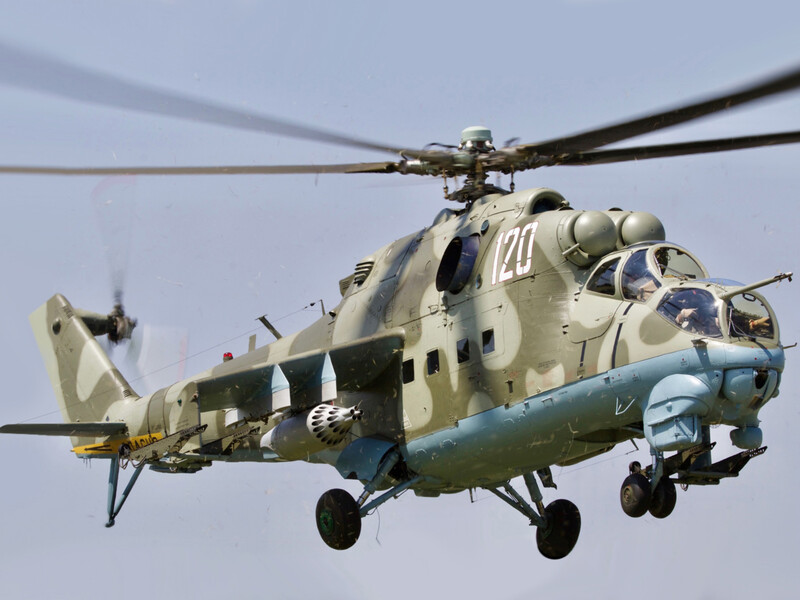 Окупанти визнали втрату бойового вертольота Мі-24 у Криму