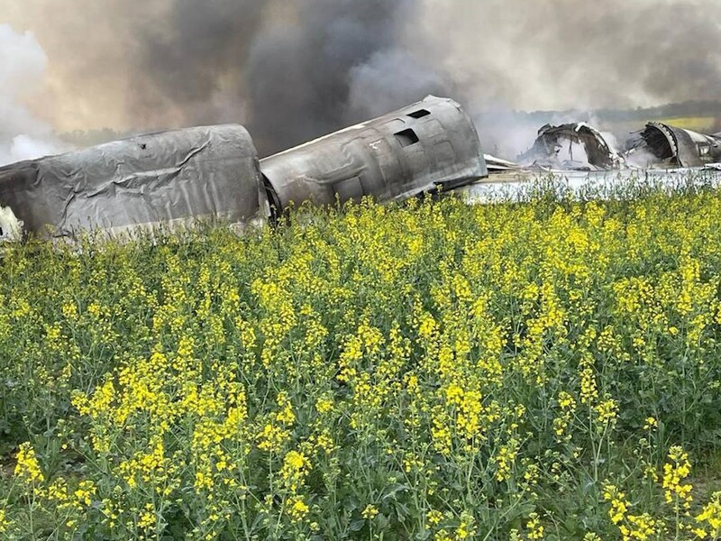 "Миттєва карма в дії". У Росії розбився літак Ту-22, який уночі пускав ракети по Україні