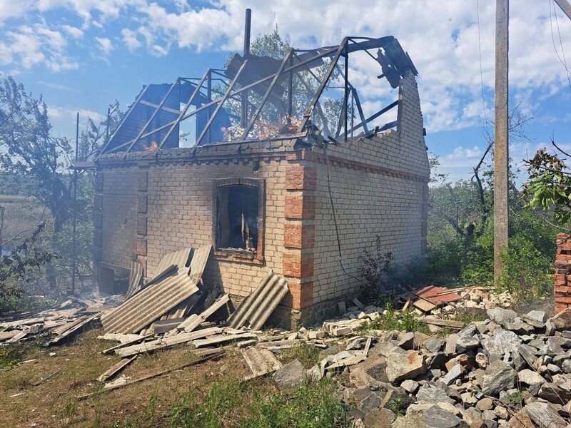Оккупанты обстреляли село в Запорожской области, погиб мирный житель – ОВА